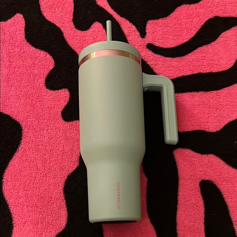 Hydrapeak ThermoFlask Light Blue Tumbler with Handle 40oz